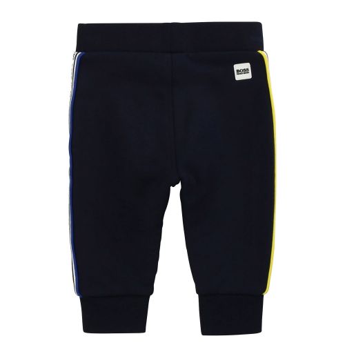 Toddler Navy Multi Logo Trim Sweat Pants 55923 by BOSS from Hurleys