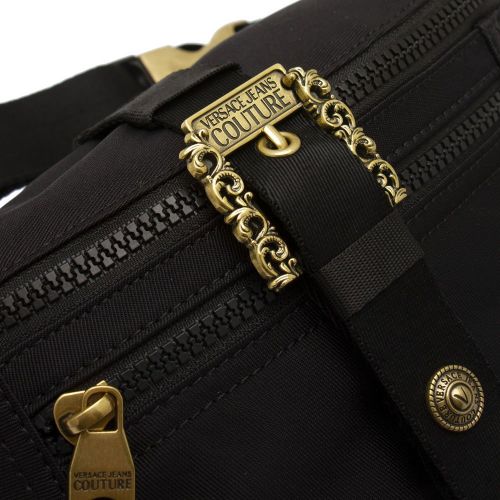 Mens Black Nylon Buckle Bumbag 90443 by Versace Jeans Couture from Hurleys