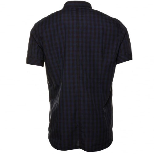 Mens Sartho Blue & Black Landoh Clean S/s Shirt 54287 by G Star from Hurleys