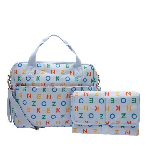 Boys Blue Branded Logo Changing Bag 76577 by Kenzo from Hurleys