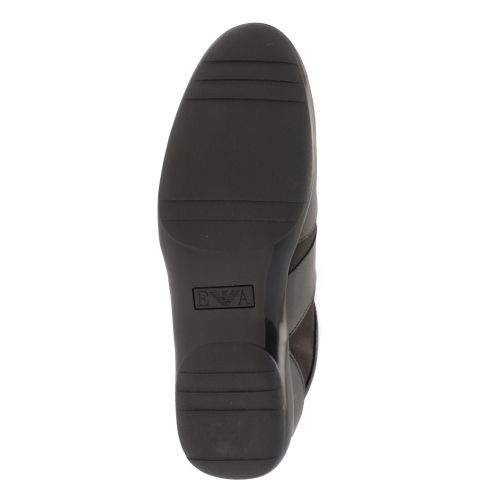 Mens Black Logo Slim Trainers 29197 by Emporio Armani from Hurleys