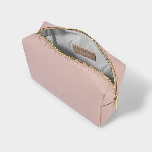 Womens Pink Hello Beautiful Make Up Bag 95072 by Katie Loxton from Hurleys
