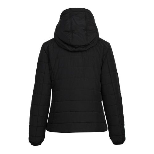 Womens Black Padded Hooded Jacket 92437 by Armani Exchange from Hurleys