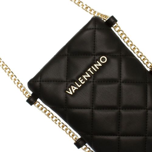 Valentino Bag Womens Black Ocarina Quilted Phone Crossbody