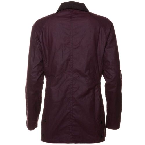 Lifestyle Womens Burgundy Classic Beadnell Waxed Jacket 60686 by Barbour from Hurleys