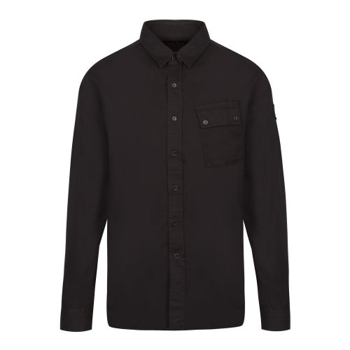 Mens Black Pitch L/s Shirt 46019 by Belstaff from Hurleys