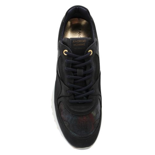 Mens Navy Iridescent Santa Monica Trainers 51287 by Android Homme from Hurleys