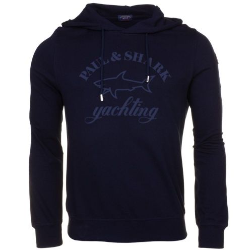 Paul & Shark Mens Navy Shark Fit Hooded Sweat Top 65051 by Paul And Shark from Hurleys