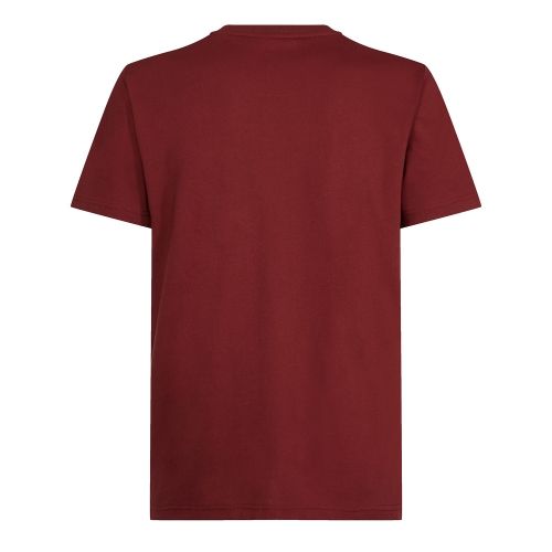 Mens Cabernet Horizontal Stripe Logo S/s T Shirt 49904 by Calvin Klein from Hurleys