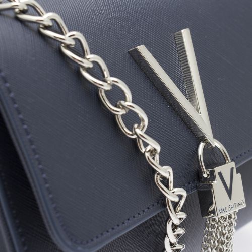 Womens Dark Blue Saffiano Divina SA Tassel Small Crossbody Bag 37894 by Valentino from Hurleys