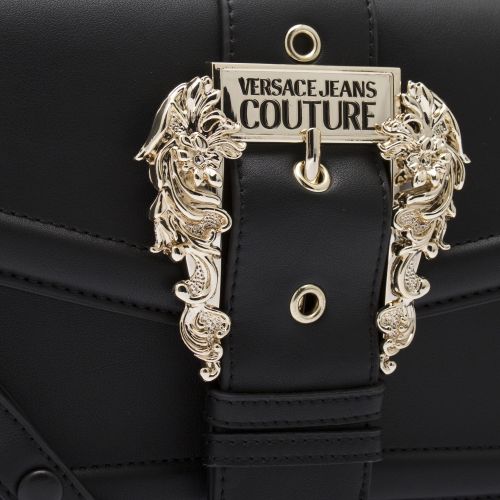 Womens Black Branded Buckle Shoulder Bag 43786 by Versace Jeans Couture from Hurleys