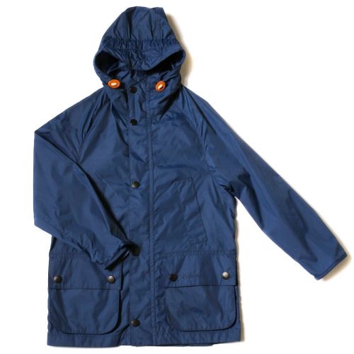 Boys Indigo Hooded Bedale Jacket 39687 by Barbour from Hurleys