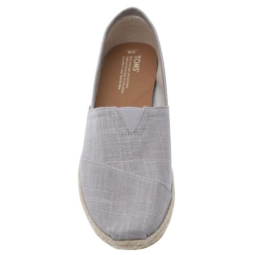 Mens Grey Linen Alpargata Rope Sole Espadrilles 21636 by Toms from Hurleys