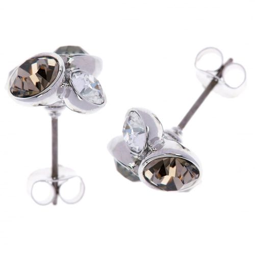 Womens Silver & Crystal Lynda Cluster Studs 7447 by Ted Baker from Hurleys