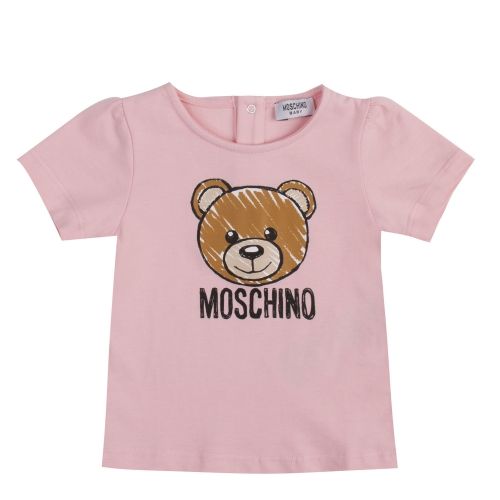 Baby Sugar Rose Toy Logo S/s T Shirt 42027 by Moschino from Hurleys