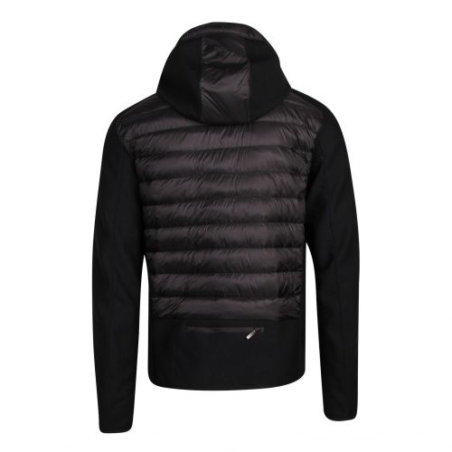 Mens Black Nolan Hybrid Hooded Jacket 77764 by Parajumpers from Hurleys