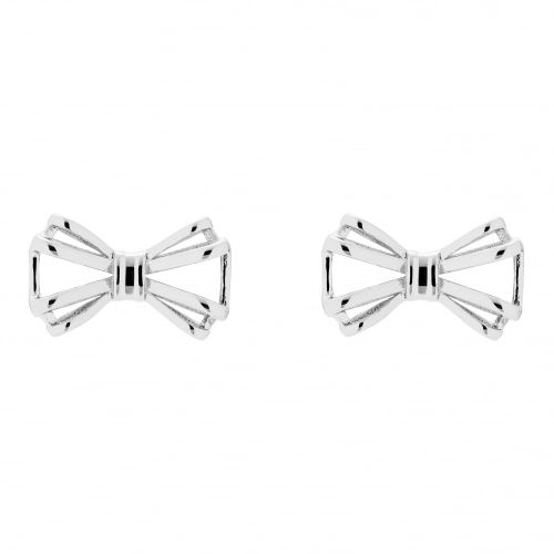 Womens Silver Sidony Bow Earring 7465 by Ted Baker from Hurleys