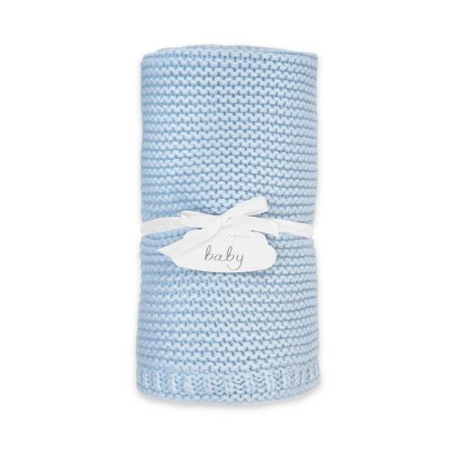 Baby Blue Knitted Blanket 80394 by Katie Loxton from Hurleys