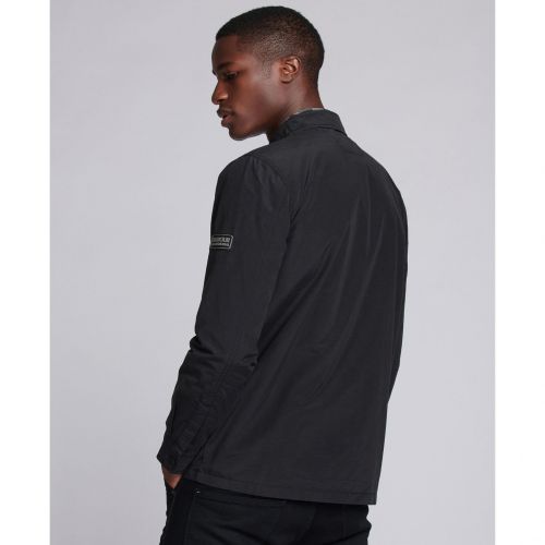 Mens Black Slipstream Overshirt 93964 by Barbour International from Hurleys