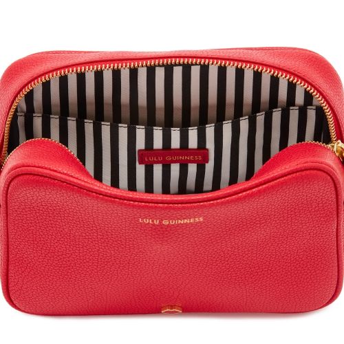 Womens Classic Red Patsy Camera Bag 47401 by Lulu Guinness from Hurleys