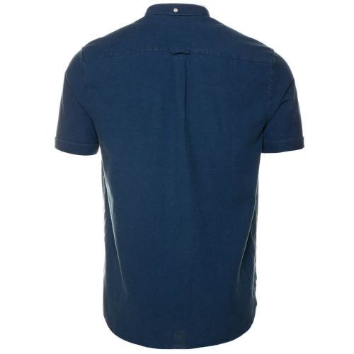 Mens Light Indigo S/s Oxford Shirt 56597 by Lyle & Scott from Hurleys