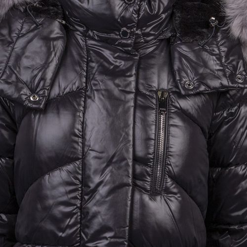 Womens Black PL Mercury Quilted Hooded Coat 100805 by Barbour International from Hurleys