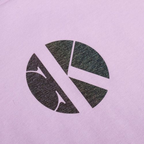 Girls Lavender Pink Circle Monogram S/s T Shirt 86909 by Calvin Klein from Hurleys