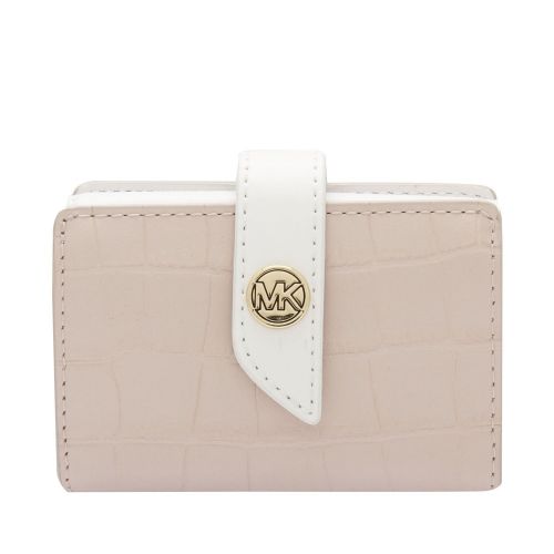 Womens Soft Pink Charm Croc Tab Card Case 75060 by Michael Kors from Hurleys