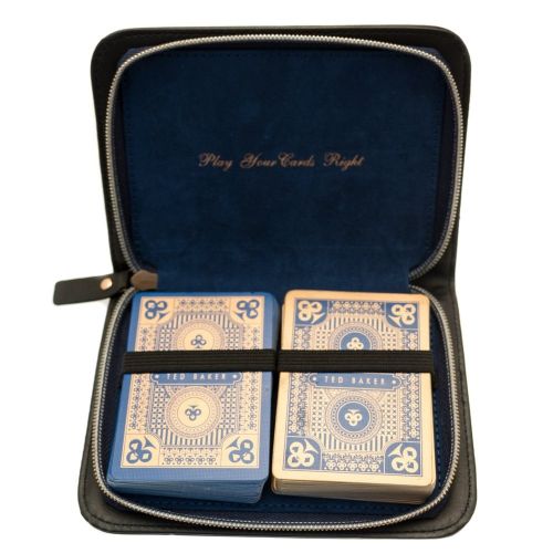 Black Brogue Playing Cards Set 67669 by Ted Baker from Hurleys