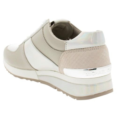 Womens Pearl Grey Allie Wrap Trainers 18011 by Michael Kors from Hurleys