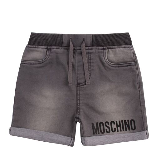 Boys Grey Soft Toy Denim Shorts 58470 by Moschino from Hurleys