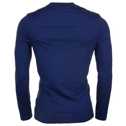 Mens Blue Denny Marl Slim L/s T Shirt 14999 by Farah from Hurleys