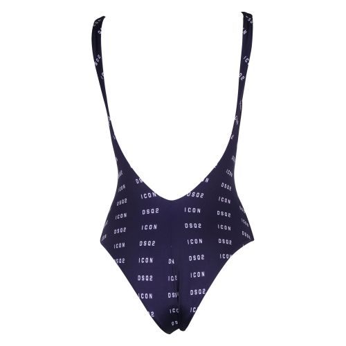 Womens Blue Icon One Piece Swimsuit 58932 by Dsquared2 from Hurleys