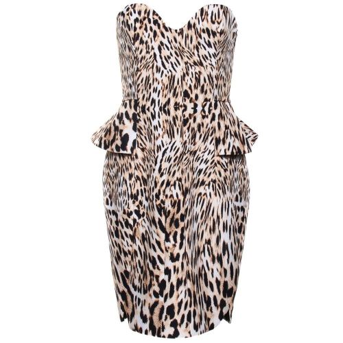 Womens Leopard Print Take A Shot Dress 68810 by Finders Keepers from Hurleys