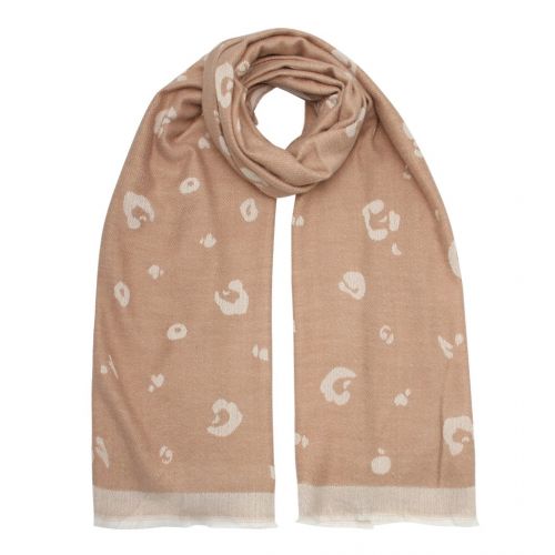 Womens Natural Animal Double-Side Blanket Scarf 94791 by Katie Loxton from Hurleys