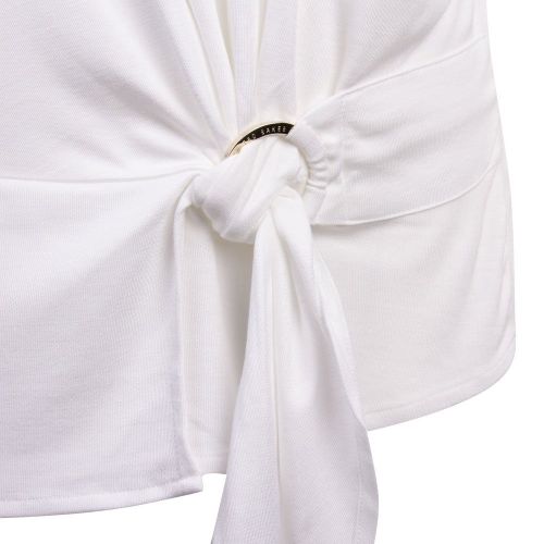 Womens White Iisobel Drape S/s T Shirt 82514 by Ted Baker from Hurleys