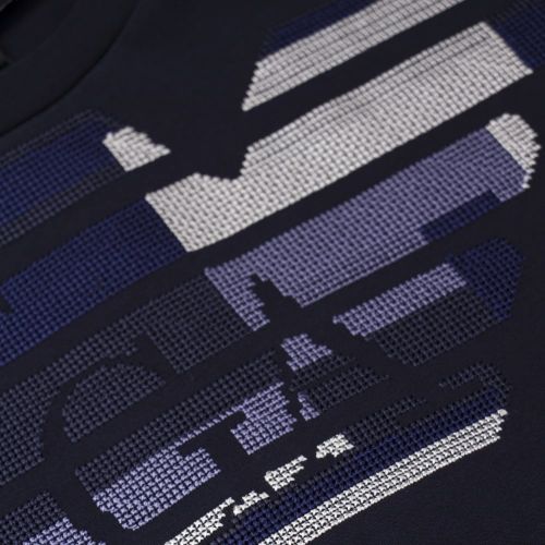 Mens Navy Embellished Eagle S/s T Shirt 22369 by Emporio Armani from Hurleys