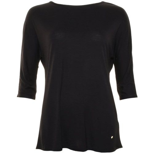 Womens Black Tor Curved Hem Top 7571 by Ted Baker from Hurleys