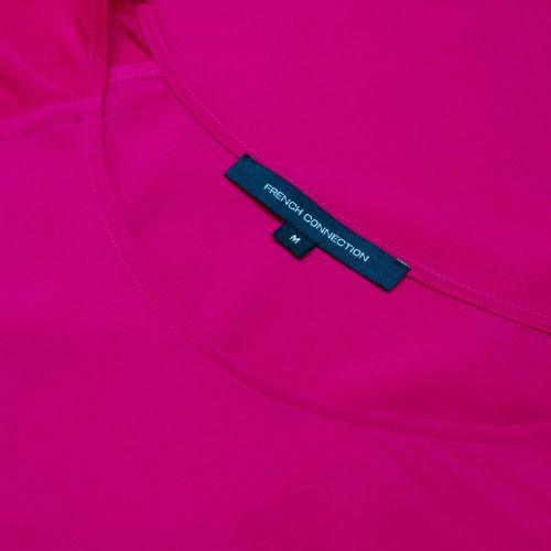 Womens Magenta Haze Classic Crepe Light L/s T Shirt 21279 by French Connection from Hurleys