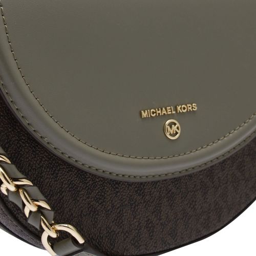 Womens Army Green Half Dome Chain Crossbody Bag 75044 by Michael Kors from Hurleys