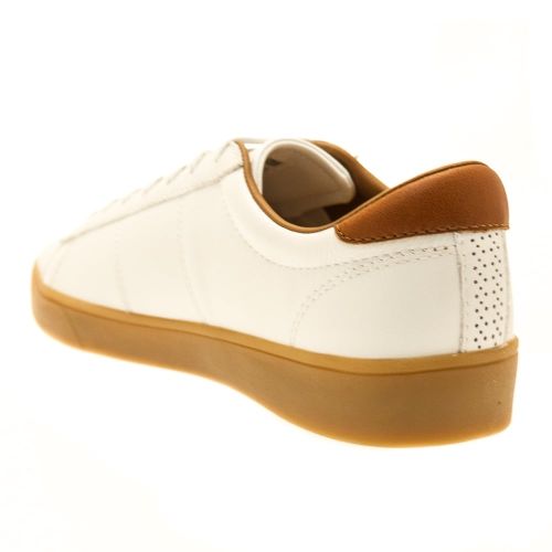 Mens White Spencer Leather Trainer 71378 by Fred Perry from Hurleys