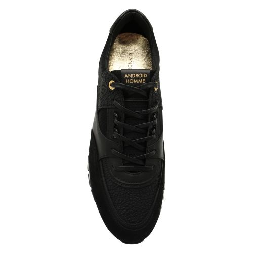 Mens Carbon Black Belter 2.0 Raptor Emboss Trainers 53268 by Android Homme from Hurleys