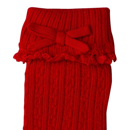 Girls Red Knitted Socks 12702 by Mayoral from Hurleys