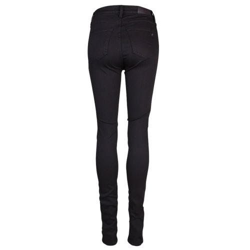 Womens Dark Blue Wash Touch Super Skinny Fit High Rise Jeans 15437 by Replay from Hurleys