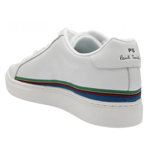 Mens White Rex Stripe Trainers 84982 by PS Paul Smith from Hurleys