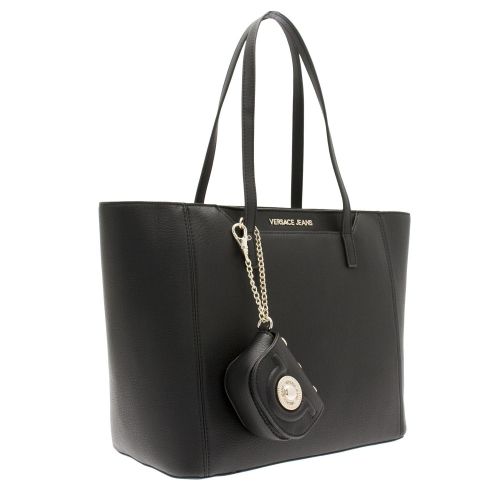 Womens Black Branded Shopper Bag 35942 by Versace Jeans from Hurleys