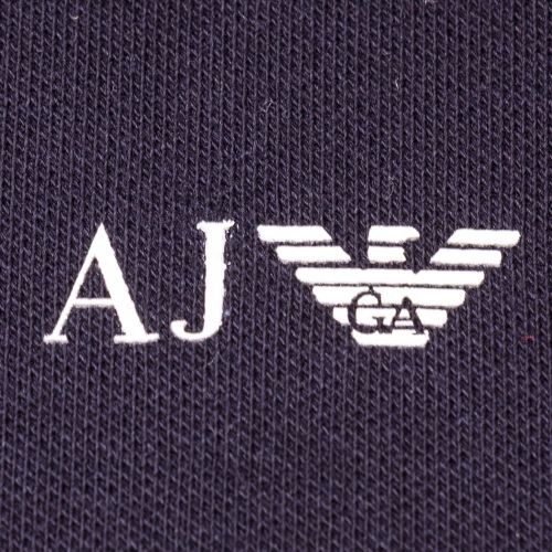 Mens Navy Tipped Slim Fit S/s Polo Shirt 61343 by Armani Jeans from Hurleys