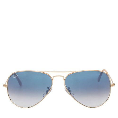 Womens Arista/Blue RB3025 Aviator Sunglasses 93056 by Ray-Ban from Hurleys