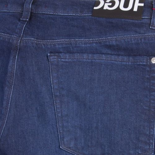 Mens Dark Blue 708 Slim Fit Jeans 45033 by HUGO from Hurleys