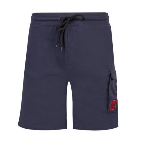 Mens Dark Blue Dizzi Sweat Shorts 109922 by HUGO from Hurleys
